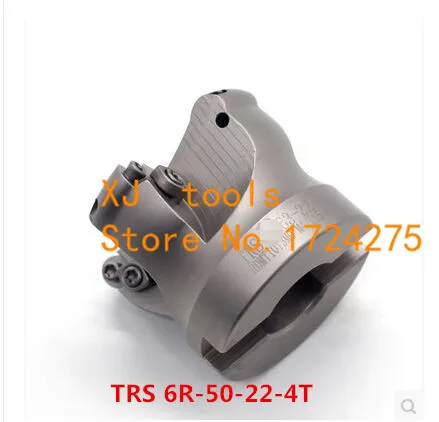 

TRS-6R-50-22-4T, round nose surface CNC milling cutter,milling cutter tools,Face Milling Cutter Head carbide Insert RDMT1204
