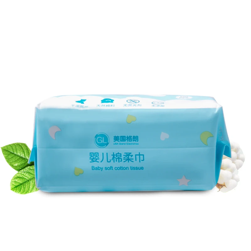 Sensível para Viagens em Casa Embala Contagem 100% Algodão Puro Bebê Molhado Seca Duplo-uso Tecido Crianças Cuidado Seguro Macio gl 6 600 3 Beauty & Health