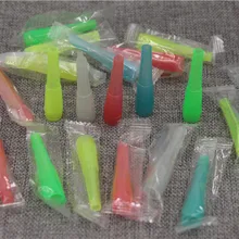 200 шт/лот одноразовый тест кальян шланг для водопровода большой рот наконечники капельная сигарета табачный мундштук для курительной трубки