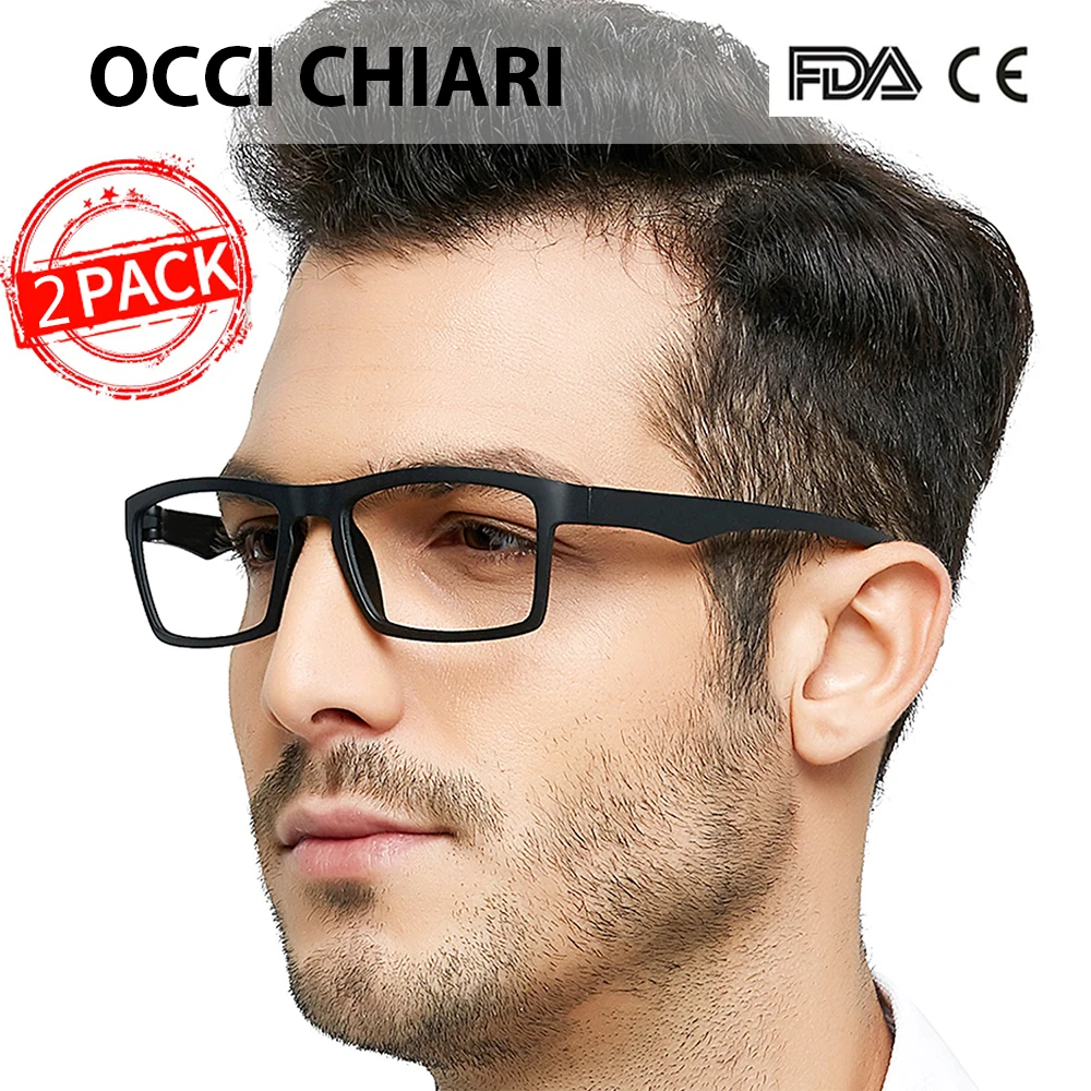 

OCCI CHIARI Unbreakable Reading Glasses Men Anti-fatigue TR90 Ultralight Eyeglasses Frame Women+1.25 +1.75 +2.25 +2.5+2.75 +3.5