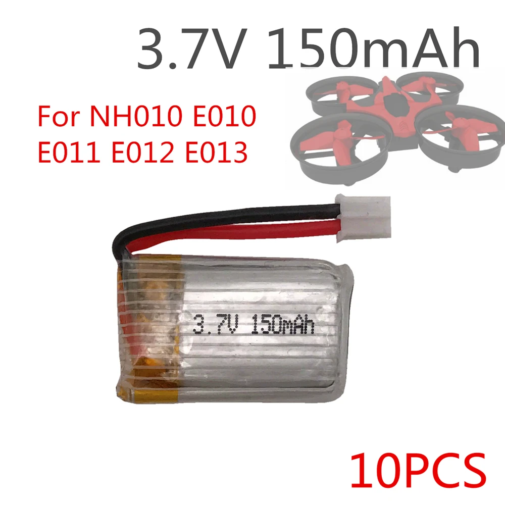 10 шт. 3 7 в 150 мАч для Eachine E010 E011 E012 E013 Furibee F36 H36 Квадрокоптер с дистанционным