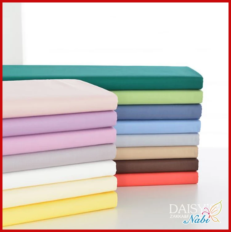 

SMTA Cotton fabric the cloth Patchwork Fabrics by the meter Fabric for sewing for needlework Solid color 50*245cm