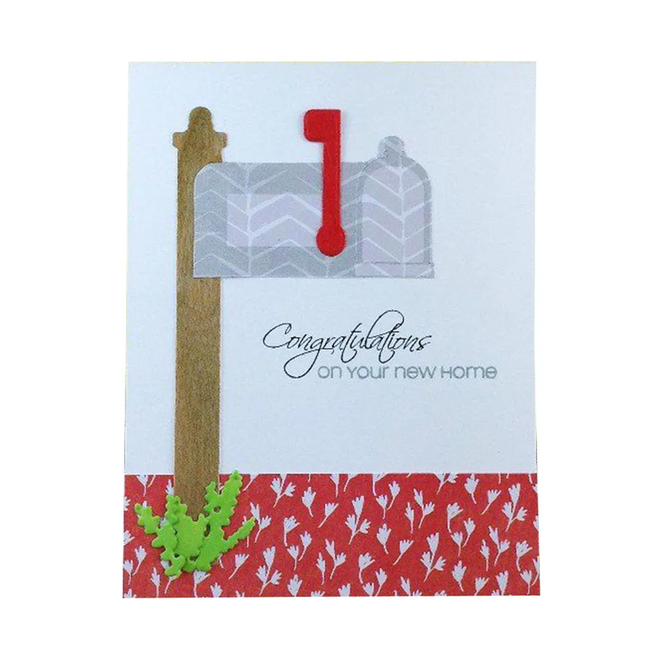 

YaMinSanNiO Mailbox Dies Metal Dies Cutting Scrapbooking Scrapbooking Embossing Paper Cards Die Cuts Photo Album Making Craft