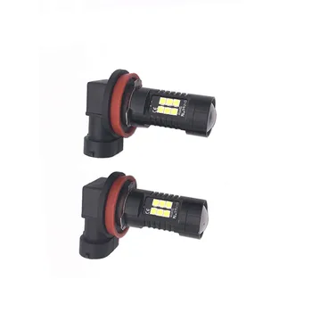 

2X Led H8 1200LM 6000K Fog Lights Bulb 12V 24V for Chevrolet Sail 2005-2014 for Kia Opirus 2004 2005 2006 2007 2008