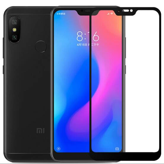 Стекло для спортивной камеры Xiao mi A2 Lite 2.5D с уровнем твердости 9 H полное покрытие закаленное Стекло Экран протектор для Xiaomi mi A2 Lite глобальная версия 5,84"