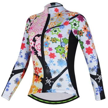 

Aogda Women Cycling Jersey Long Sleeve summmer Mountain Bike Jersey Breathable Quick Dry Bicycle Shirt Maillot Cyclisme