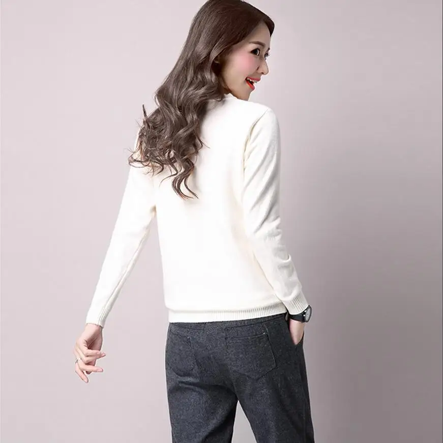 6 Color New O-Neck Winter Autumn Women Sweater Long Sleeve Pullovers Knitting Casual Sweaters pull femme sudaderas jumper