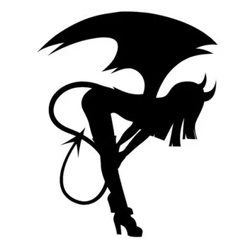 

Sexy Beauty Angel Devil Reflective Sticker Cover Special Scratched Vehicle Body Sticker Can Be Customized