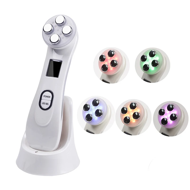 

Face Skin EMS Mesotherapy Electroporation RF Radio Frequency Facial LED Photon Skin Care Device Face Lift Tighten Beauty Machine