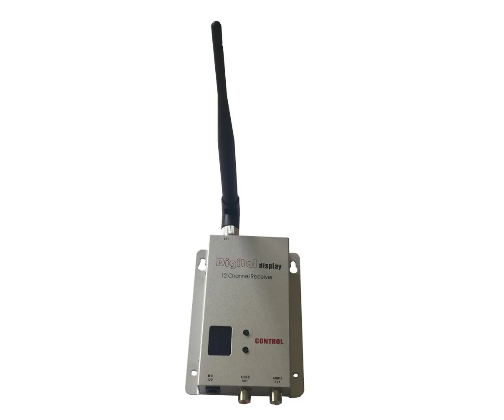 

12 Channels Wireless Audio Video Receiver for Transmitter 0.9Ghz~1.3Ghz Receiving DC 12V