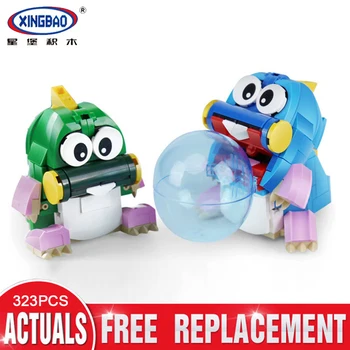 

XingBao 11001 323Pcs Genuine Creative Series The Cute Dragon Set Children Educational Building Blocks Bricks Model Toys XB-11001