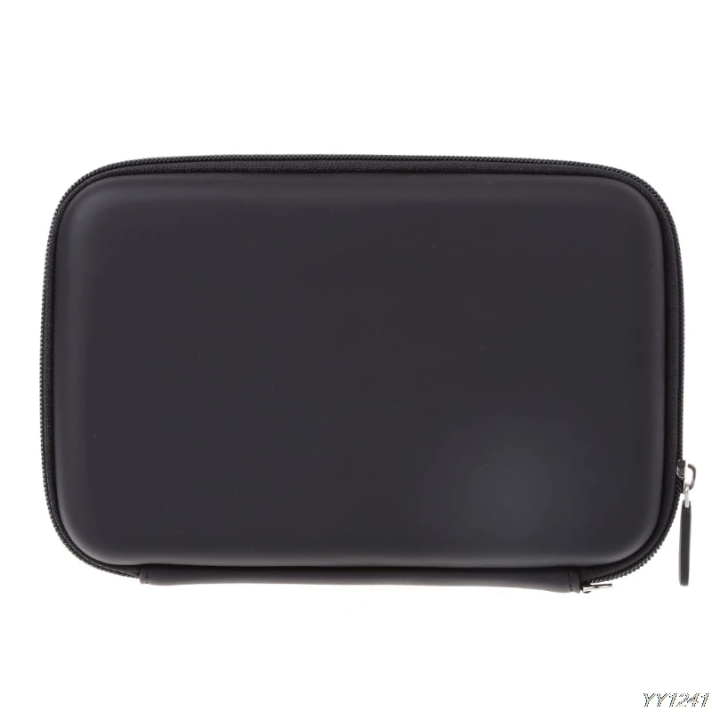  7 zoll PU Hard Shell Leder Tragen Tasche Zipper Pouch Hülle Tasche Sat Nav Navigation GPS Halter Ta