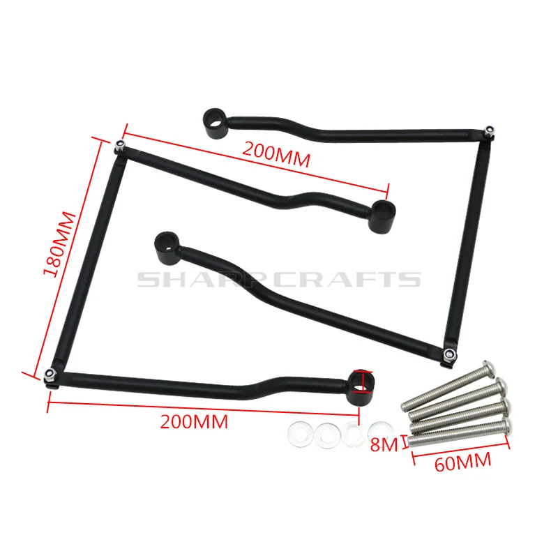 Мотоциклетная седельная сумка с поддержкой защитные решетки кронштейны для Yamaha Dragstar V-star XVS DS 400 650 1100 XVS400 VSX650 XVS1100