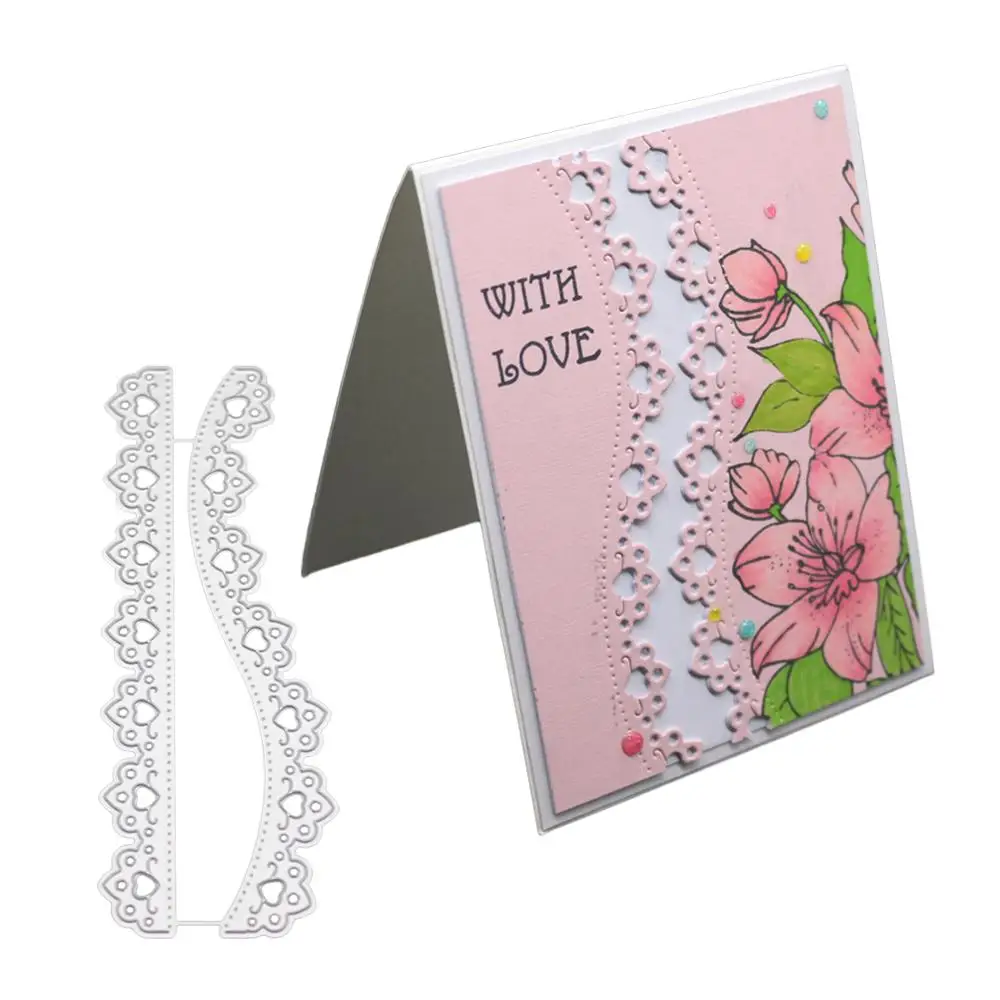 

Irregular Frame Cutting Dies Metal Lace Stencil And Stamps For DIY Scrapbooking Embossing Card Making Birthday Dies New 2019
