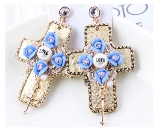 

EH126 New Brand 2016 jewelry flowers aretes pendientes brincos boucles d'oreilles bijoux bijouterie stud earrings for women