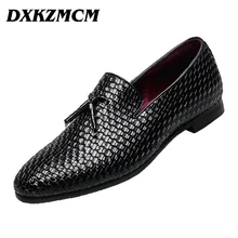 DXKZMCM Main Robe Formelle Chaussures De Luxe Hommes Appartements Slip-on Hommes oxfrods de Partie et De Mariage Chaussures Hommes Mocassins