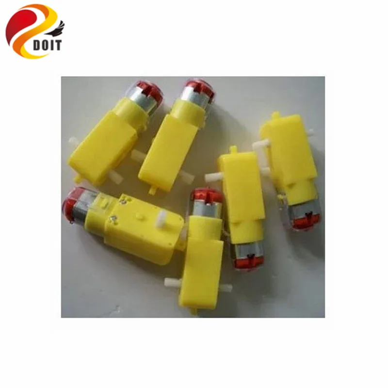 

Official DOIT DC Steering Gear TT Motor Biaxial Reduction Ratio 1:48 1:120 Robot DIY RC Electronic Toy Development Kit Car Tank