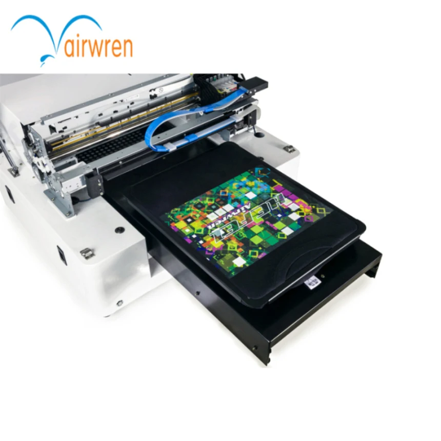 

CE Approved A3 Size Desktop DTG Flatbed Printer 6 Color Direct to Garment T-shirt Printing Machine For Dark and Light Color