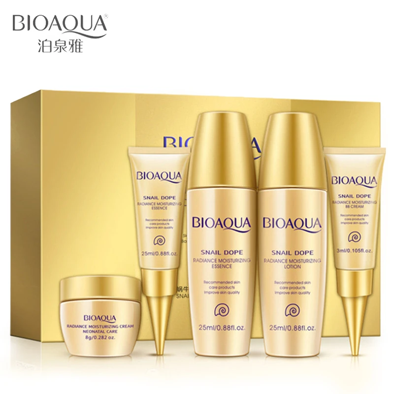 BIOAQUA Skin Care Set Whitening Moisturizing Essence Lotion Eye Cream