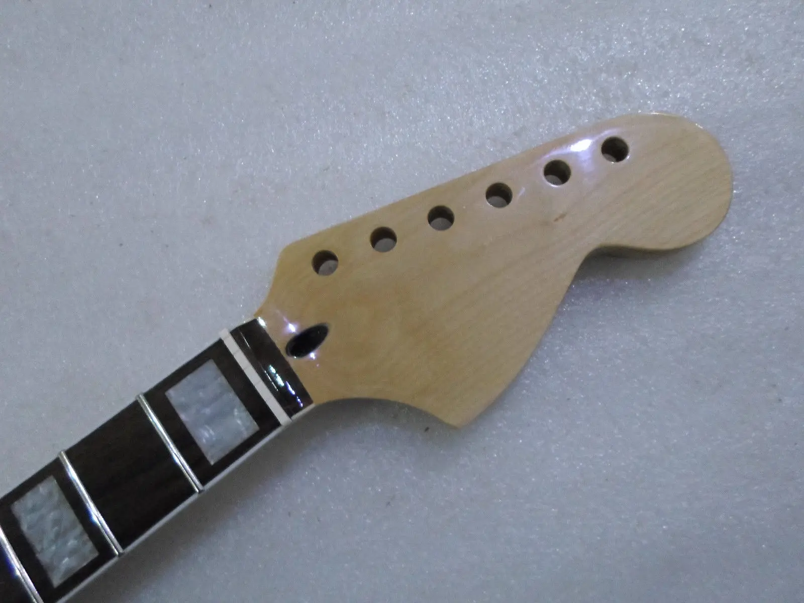 Large headstock Guitar Neck Replacement 22 Fret Maple for ST style-in