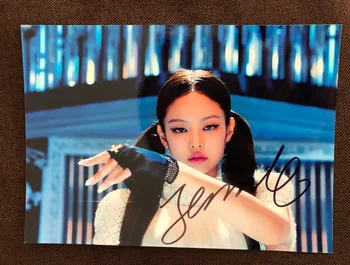 

hand signed BLACKPINK Jennie autographed KILL THIS LOVE photo 5*7 K-POP 4Y2