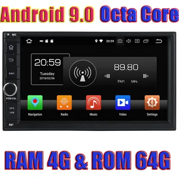 

WANUSUAL Android 9.0 Car Multimedia GPS Navigation For Universal Radio Doble Din System GPS Tracker Media Player Double Din PC