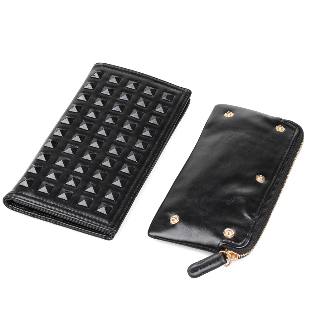 FREE SHIPING Zeroback 2013 vertical wallet rivet q012 f37rivet walletrivet spikerivet jacket