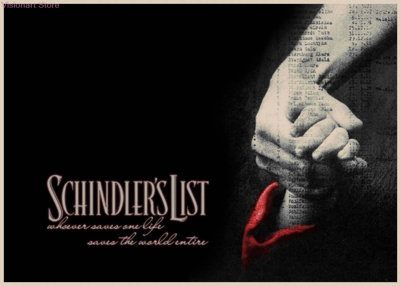 schindlers list movie poster