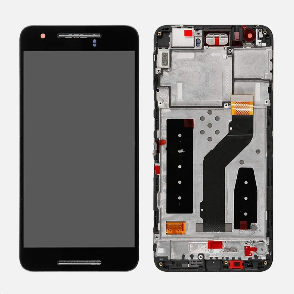 

oudini for Google Nexus 6P H1511 H1512 LCD Screen Display with Frame Assembly Replacement for Nexus 6P LCD