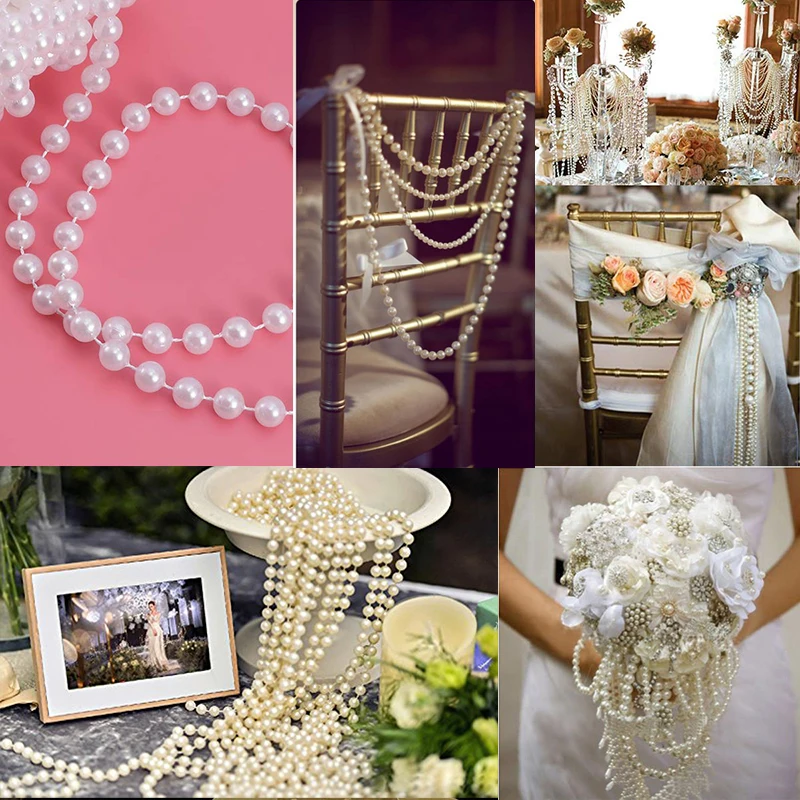 

engagement Bridal shower Bachelorette Party Wedding Chair table Centerpiece Bridesmaid Bridal bouquet Decoration DIY Necklaces