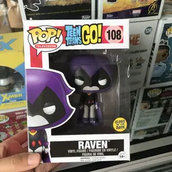 Эксклюзивный FUNKO POP официальный ТВ: Teen Titans Go-Raven Виниловая фигурка Коллекционная модель игрушки с оригинальной коробкой