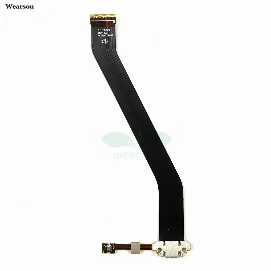 Плата USB-порта для Samsung P5200 P5210 гибкий кабель зарядки Протестировано высокое