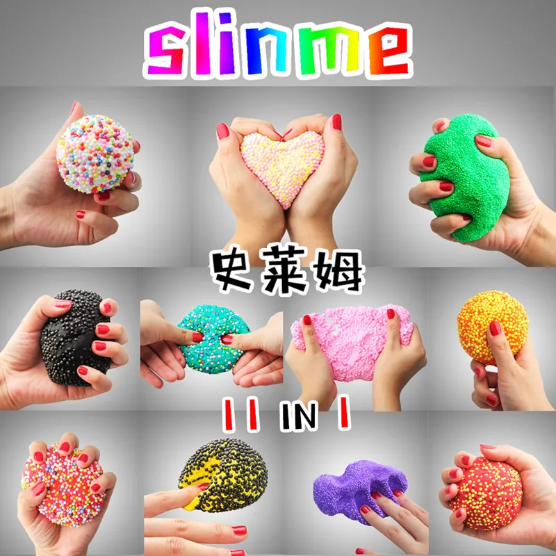 Fluffy Floam Slime Scented Stress Relief No Borax Kids font b Toy b font Sludge font