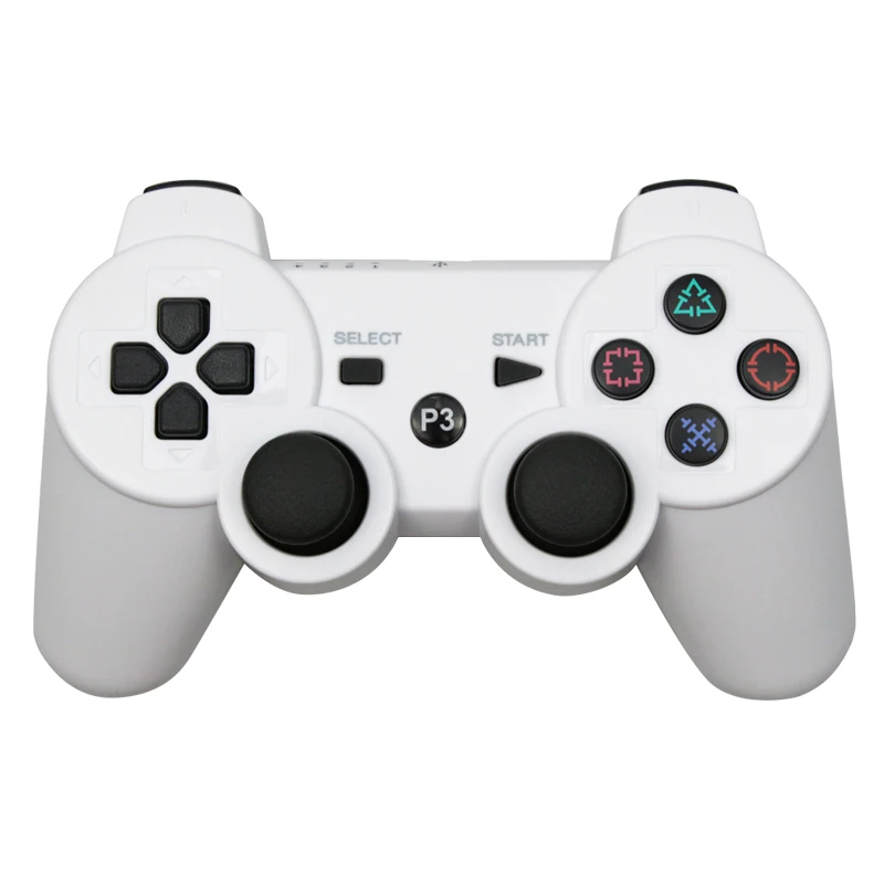 Беспроводной Bluetooth контроллер для sony PS3 геймпад для PS3 консоль джойстик для sony Playstation 3 PC для Dualshock контроллер - Цвет: White
