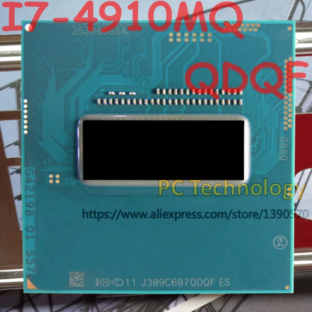 Original Intel Core I7 4910MQ QS Version QDQF CPU I7 4910MQ processor 2.9GHz L3=8M Quad core