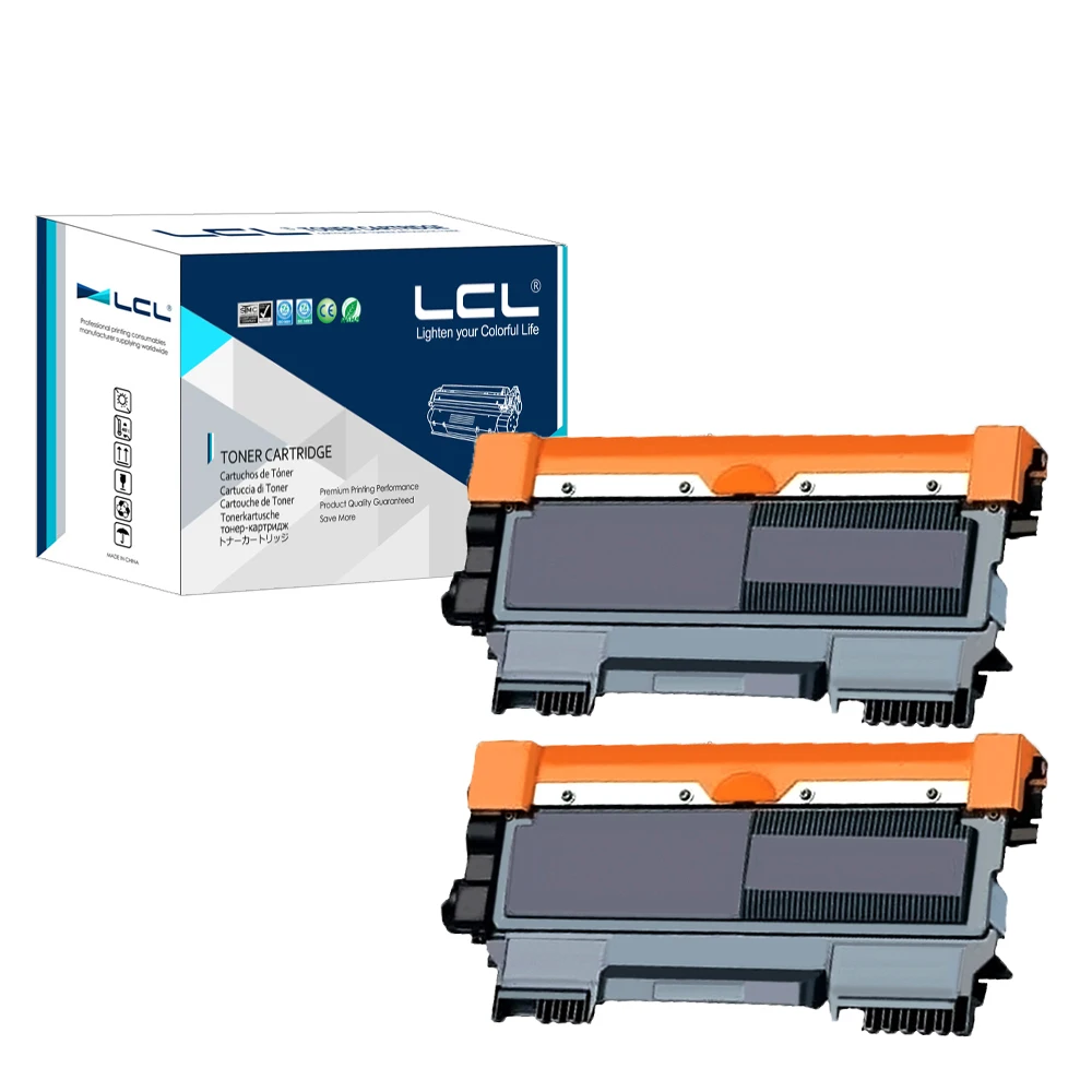 

LCL TN2030 TN-2030 TN 2030 (2-Pack Black) 1000 Pages Laser Toner Cartridge Compatible for Brother HL-2130/2132/DCP-7055/7057
