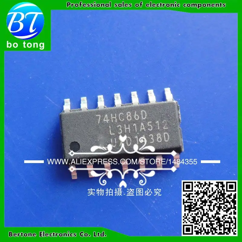 

50 шт. 74HC86D SOP14 74HC86 SOP SN74HC86DR SN74HC86 SMD новые и оригинальные IC Бесплатная доставка