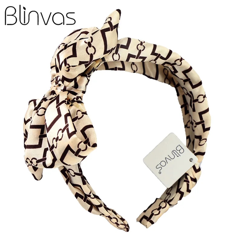 

Blinvas Hair Accessories White Headband Fashion Cotton TS004 Hair Bows Headband Woman Accessories Headbands