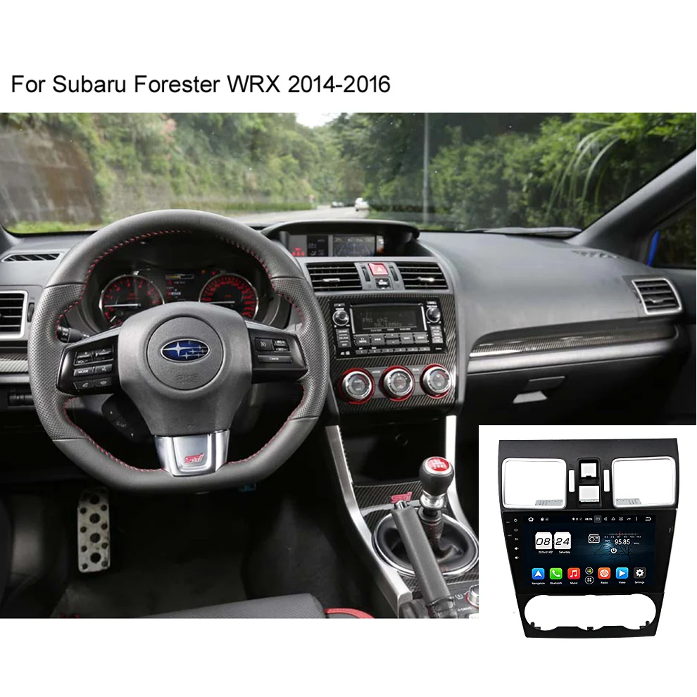 Flash Deal Blchc 2Din Octa Core Android 6.0 Car DVD Stereo for Subaru WRX 2014 2015 2016Auto Radio GPS Navigation Capacitive Screen 4
