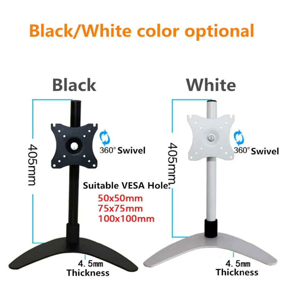 Wearson Height Adjustable Lcd Monitor Stand Flat Bottom For  Samsung,hp,lg,acer,viewsonic,asus,dell,etc Up To 14-27inch Monitor - Monitor  Holder - AliExpress