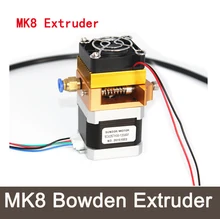 Reprap bowden all-metal bowden extruder with 1.75mm supplies 3d printer nozzle MK8 Extruder kit Nema 17 stepper motor +Mk8