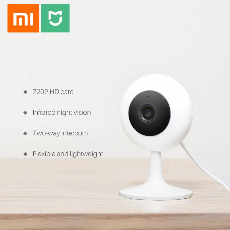 Xiaomi Mijia Смарт IP камеры 720 P/1080 P 100,4 градусов беспроводной Wifi инфракрасная камера ночного видения умный дом устройство безопасности