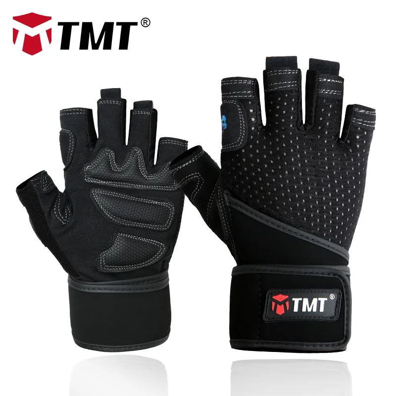 Sport Fitness Gym Gloves Men Women Weight Lifting Body Building Powerlifting Bar