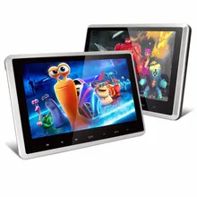 2pcs 10.1inch HD 1080P Digital TFT Screen Car Headrest Monitor With 1024*600 Built-in Speaker Support USB SD HDMI Games Remote