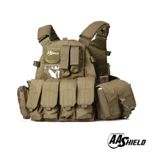 AA щит Molle пластины Перевозчик 6094 стиль Военная Тактическая техника жилет/OD