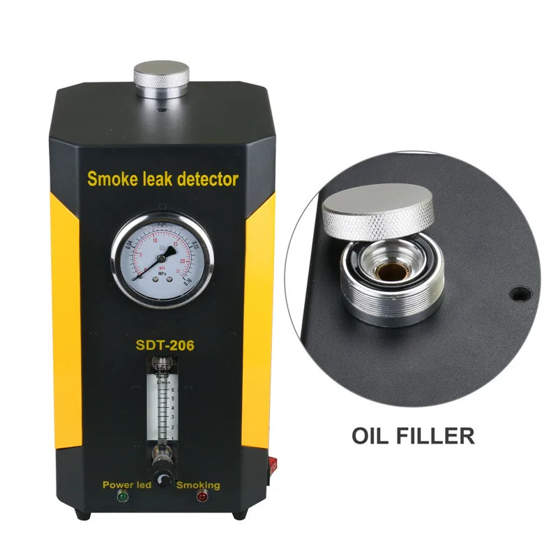 

Car Smoke SDT-206 Leak Detector Diagnostic Tool of Pipe Systems including EVAP for All Vehicle Auto Leakage Locator