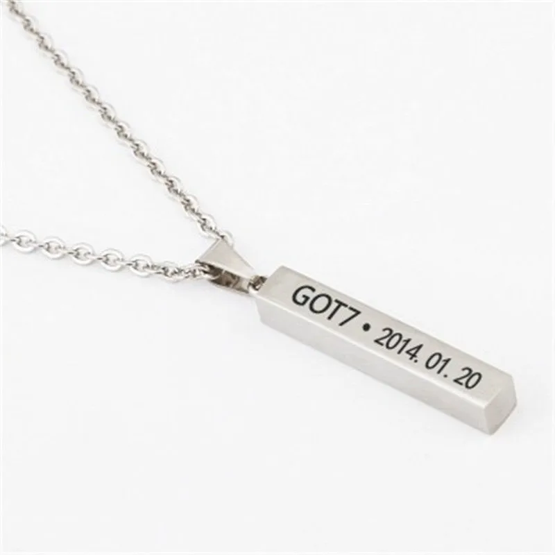 Колье для альбома KPOP GOT7 Fly аксессуары мужчин женщин мальчиков и девочек|Ожерелья