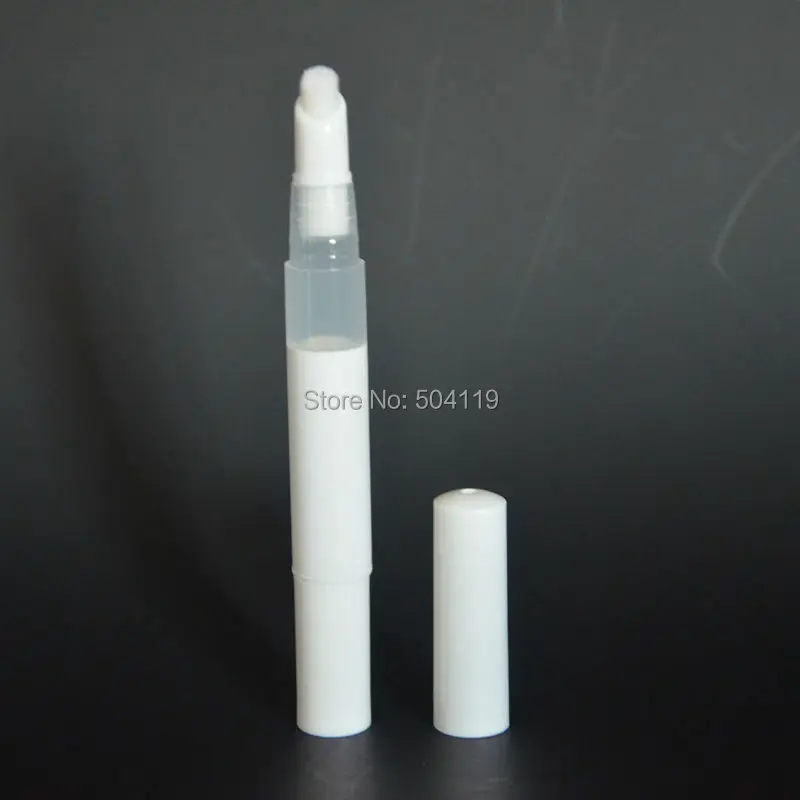 

3ML PP circular lip Eyelash growth liquid bottle/ white color empty Essence tube/ Liquid foundation lip Refillable tube