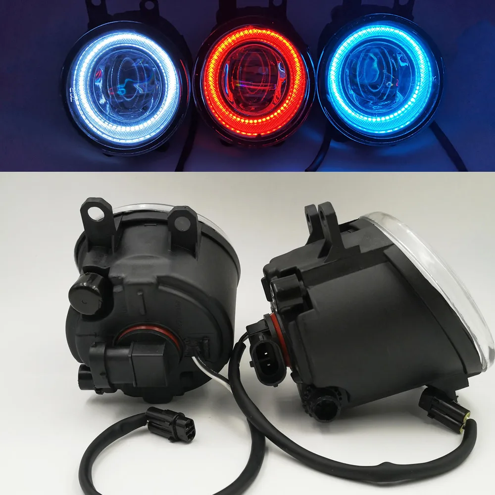 

CSCSNL 1Set/pair 12V Car LED Angel Eyes DRL Fog Light Lamp DRL Daytime Running Light For Toyota Corolla 2007- 2015 2016 2017