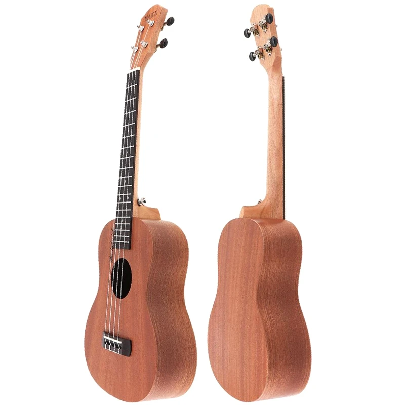 Yael Concert Ukulele Kits 23 Inch Sapele Wood 18 Fret Hawaii Four Strings Guitar With Bag Tuner Capo Strap Stings Picks Musica